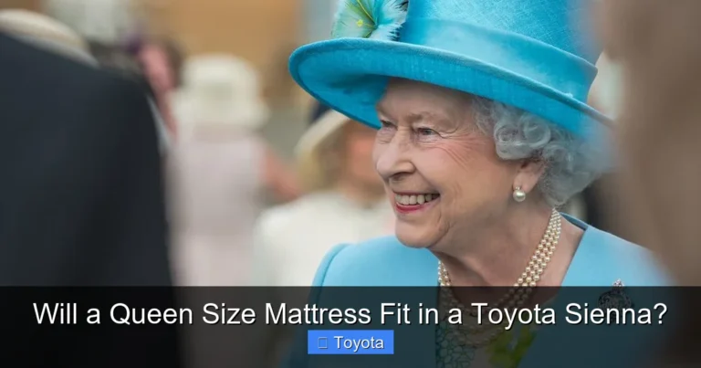 Will a Queen Size Mattress Fit in a Toyota Sienna?