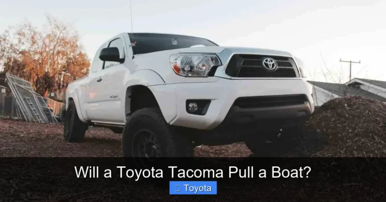 Will a Toyota Tacoma Pull a Boat?