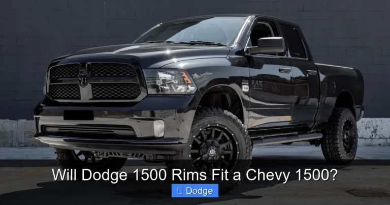 Will Dodge 1500 Rims Fit a Chevy 1500?