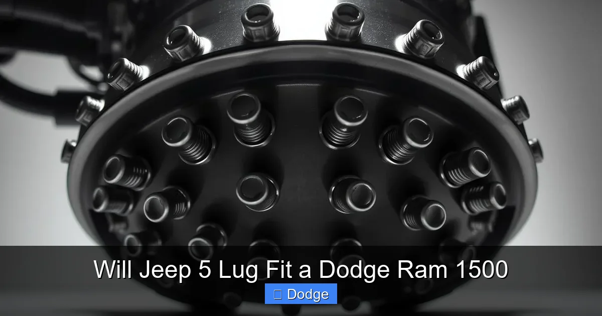 Will Jeep 5 Lug Fit a Dodge Ram 1500