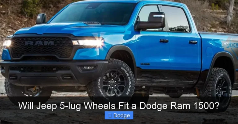 Will Jeep 5-lug Wheels Fit a Dodge Ram 1500?