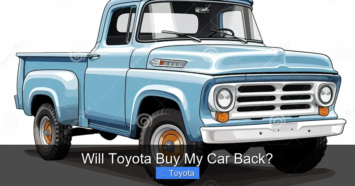Will Toyota Buy My Car Back?