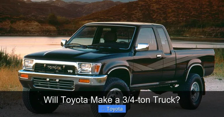 Will Toyota Make a 3/4-ton Truck?