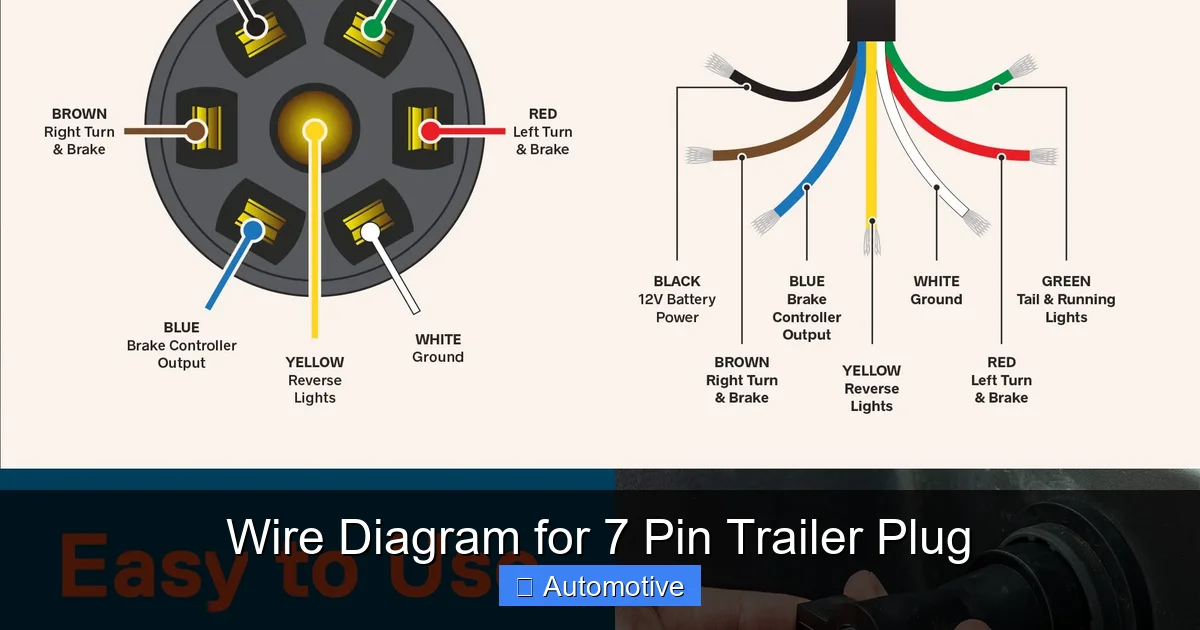 Wire Diagram for 7 Pin Trailer Plug