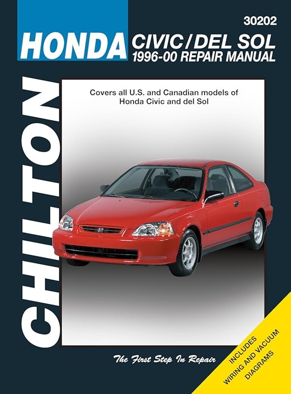 Chilton repair manual for the 1996-2000 Honda Civic and del Sol models
