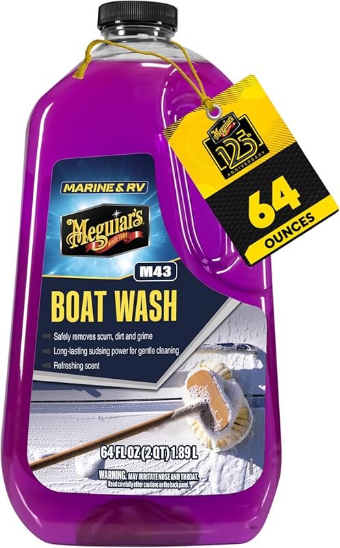 Meguiar's pH-Balanced Marine RV Wash Protects Fiberglass and Gel Coat