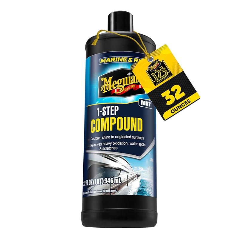 Meguiar’s Marine and RV One Step Compound Removes Oxidation and Restor