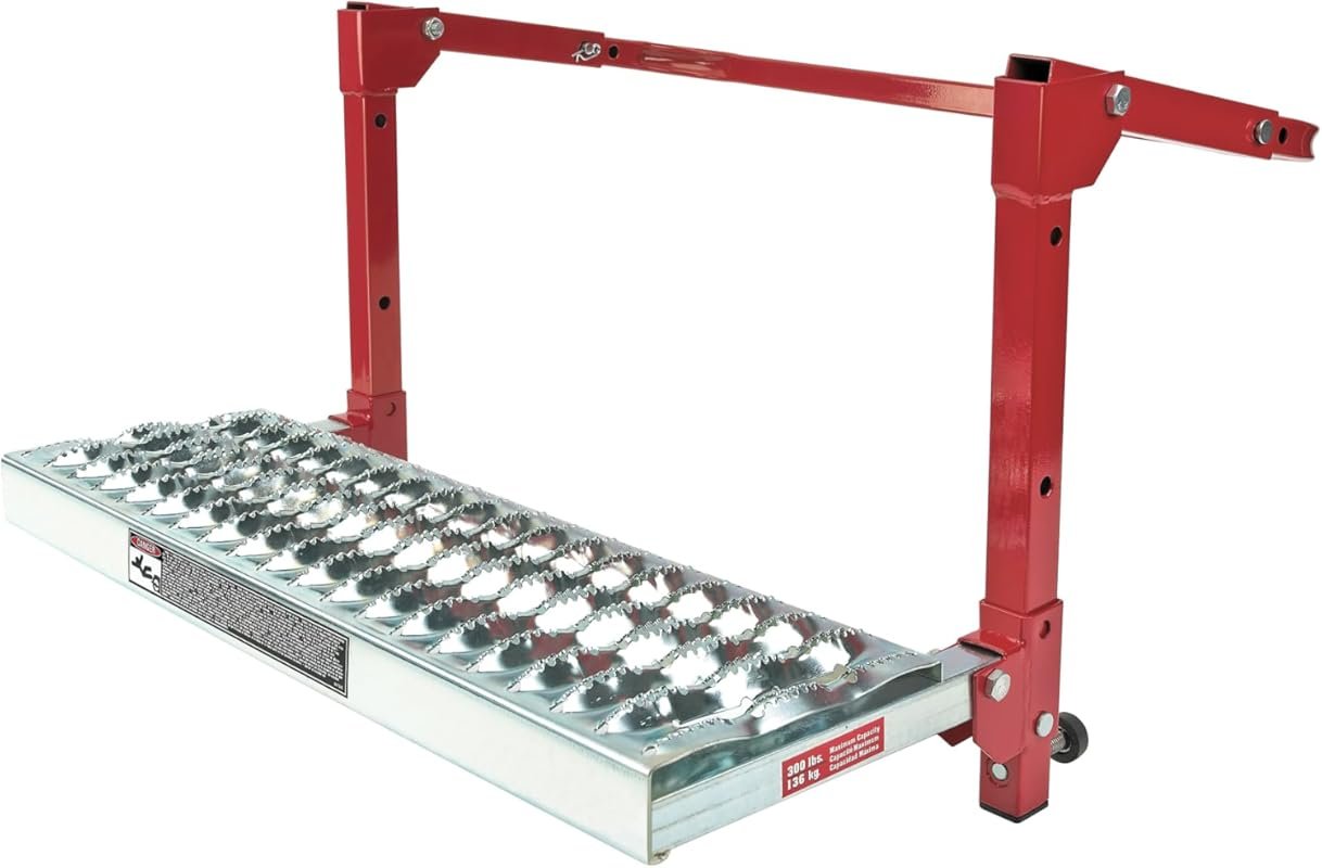 Powerbuilt Tire Step for Trucks and SUVs: Adjustable, 300 lb Capacity,