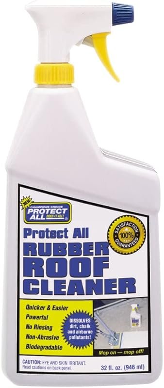 Protect All RV Rubber Roof Cleaner – Non-Toxic, Non-Abrasive EPDM Dete