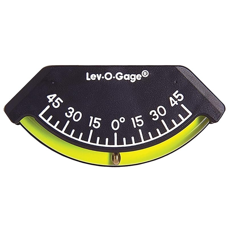Sun Company 201-F Lev-o-gage Inclinometer for RVs: USA-Made Level Gaug