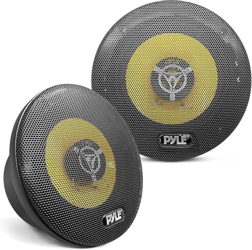 Pyle 6.5-Inch 3-Way Car Speaker System with 280W Power and 40 Oz Magne