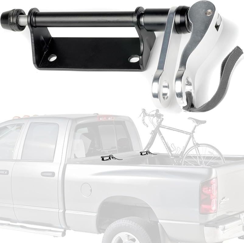 Delta Cycle Truck Bed Bike Rack with Lockable Fork Mount for Road, MTB