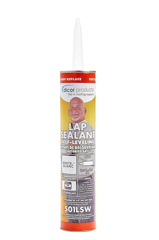 The Dicor 501LSW-1 is an EPDM self-leveling lap sealant available in a