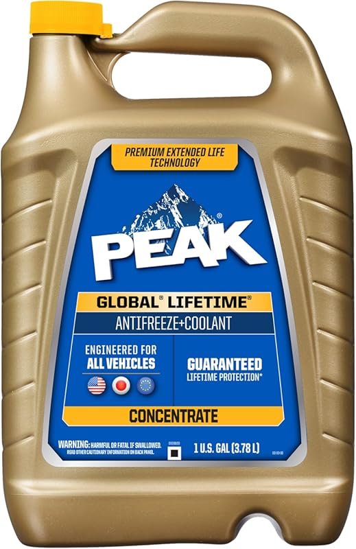 PEAK Global Lifetime Concentrate Antifreeze for All Vehicles in a 1 Ga