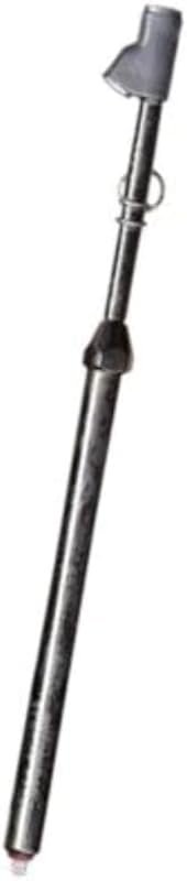 Milton Straight Foot Dual Head Tire Pressure Gauge with 10-160 PSI Ran