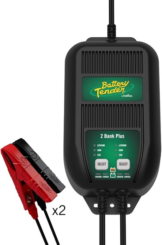 Battery Tender Plus 2 Bank Charger Maintainer 2.5 Amp 12V for RV AGM L