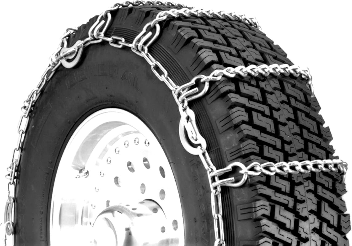 SCC Quik Grip Light Truck Tire Traction Chain – Quick Install, Set of