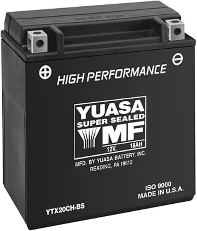 Yuasa YTX20CH-BS H Series AGM Motorcycle Battery – Maintenance Free wi