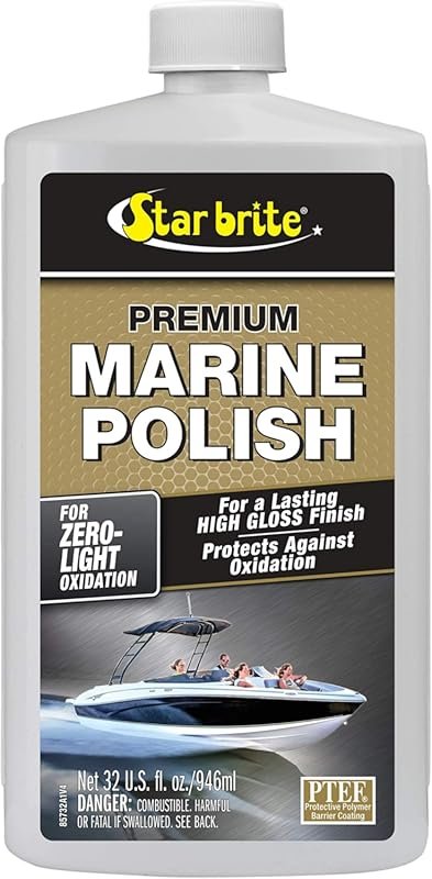 STAR BRITE Premium Marine Polish - Maximum UV Protection & High Gloss 