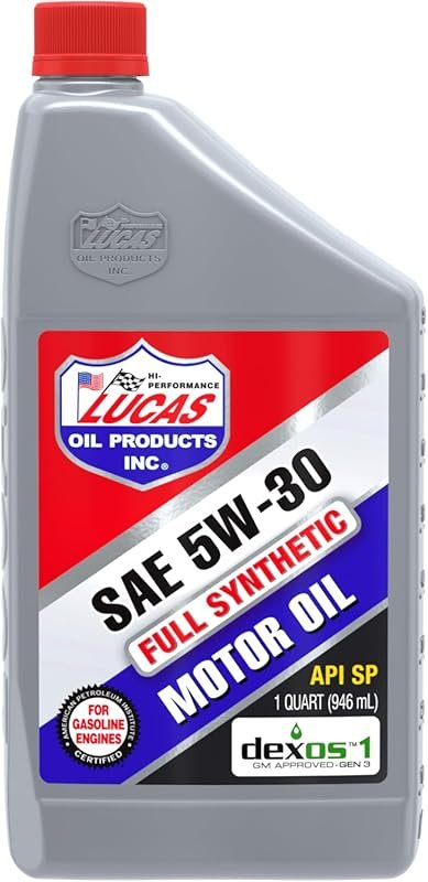 Lucas Oil Full Synthetic SAE 5W-30 Motor Oil for Hot Weather Use