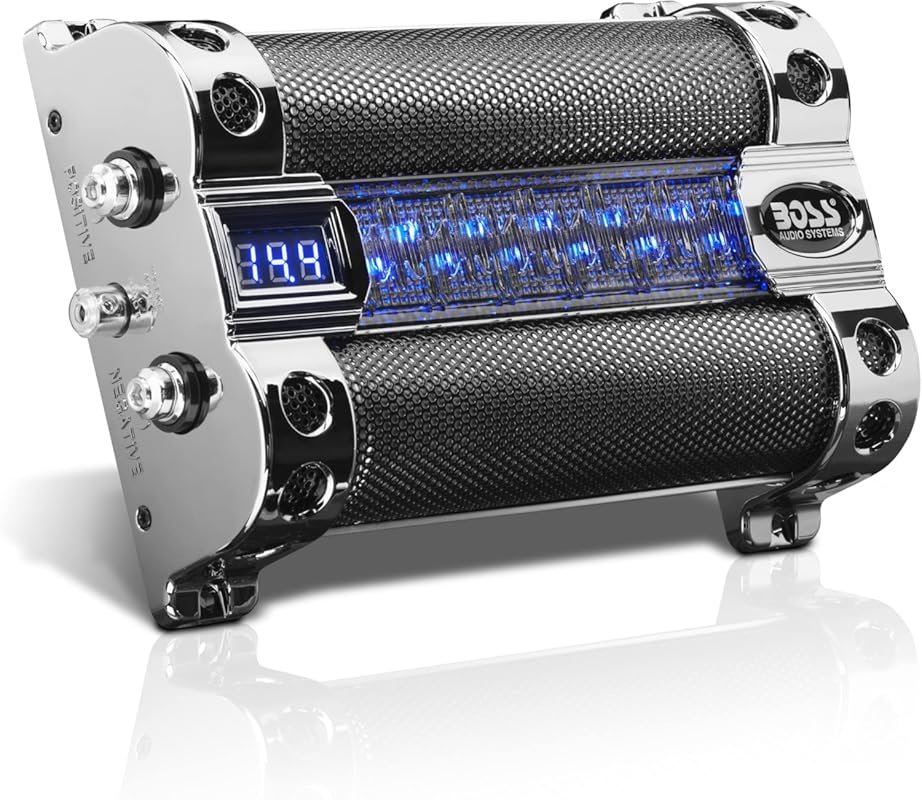 BOSS Audio Systems CAP8 8 Farad Car Audio Capacitor for Energy Storage