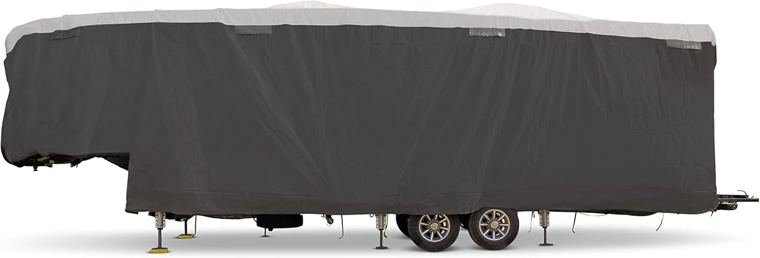 Camco ULTRAGuard 5th Wheel RV Cover for 34-36 Feet with Zipper Doors, 