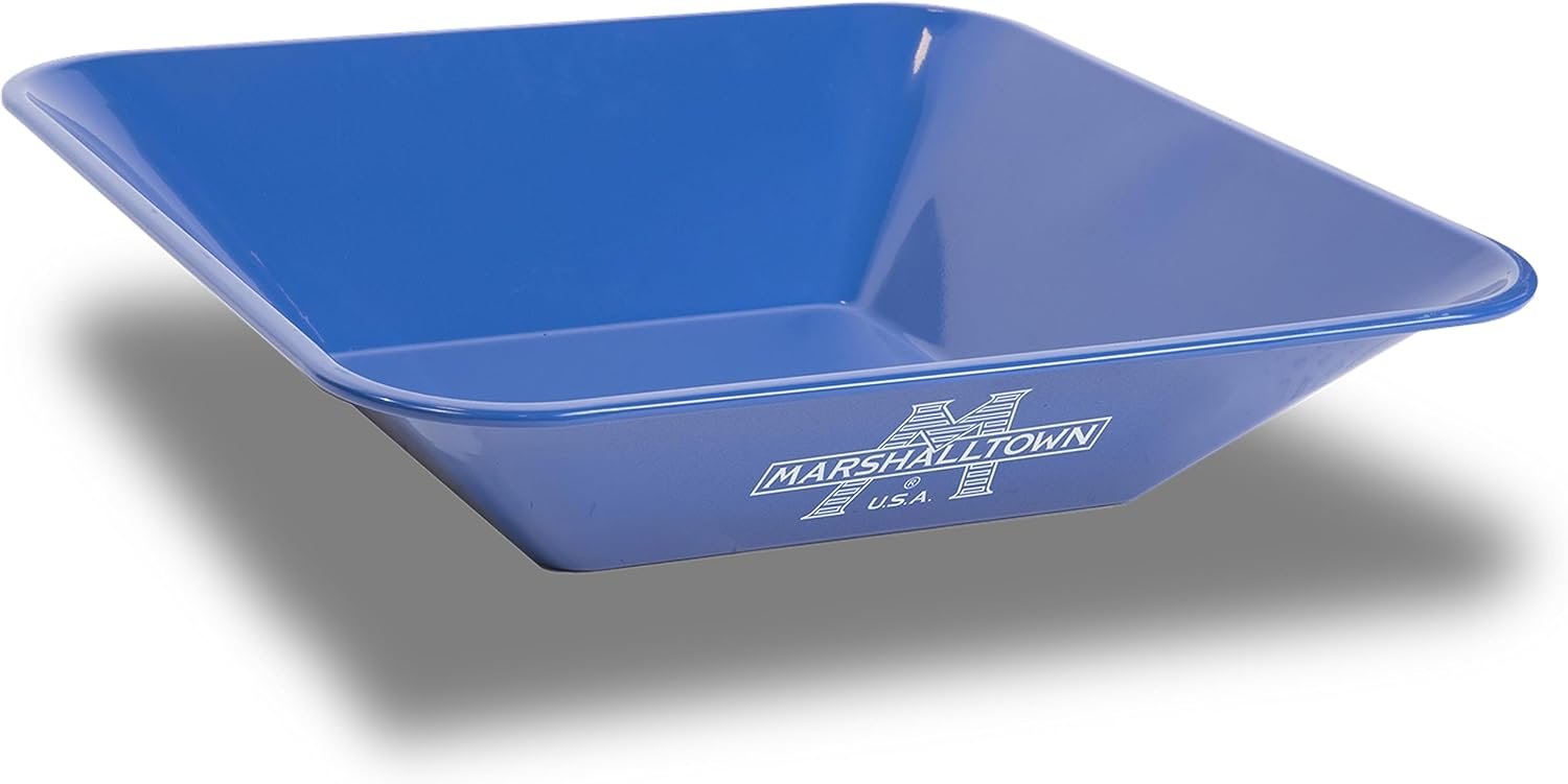 Marshalltown 3 Cubic Foot Steel Mortar Pan for Mixing Shower Pan Morta