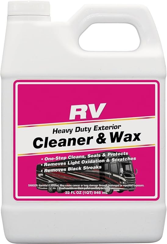 Gel Gloss RV Carnauba Cleaner Wax restores color and shine while prote
