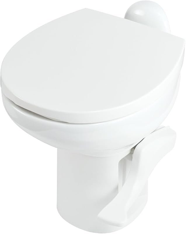 Aqua Magic Style II RV Toilet / Low Profile / White - Thetford 42059