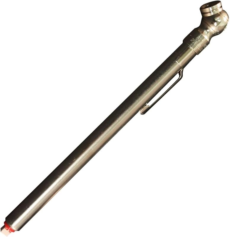 Milton S-925 Pencil Tire Pressure Gauge with Single Head Chuck & Built