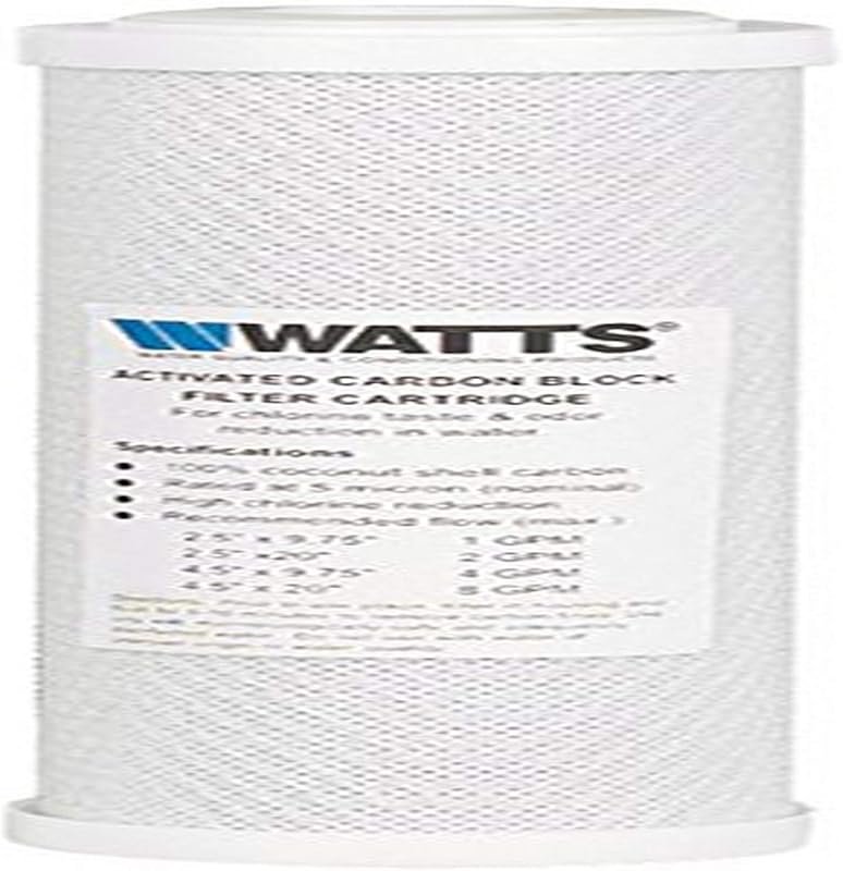 FLOW/PURWATT Watts  Carbon Block Water Filter Cartridge