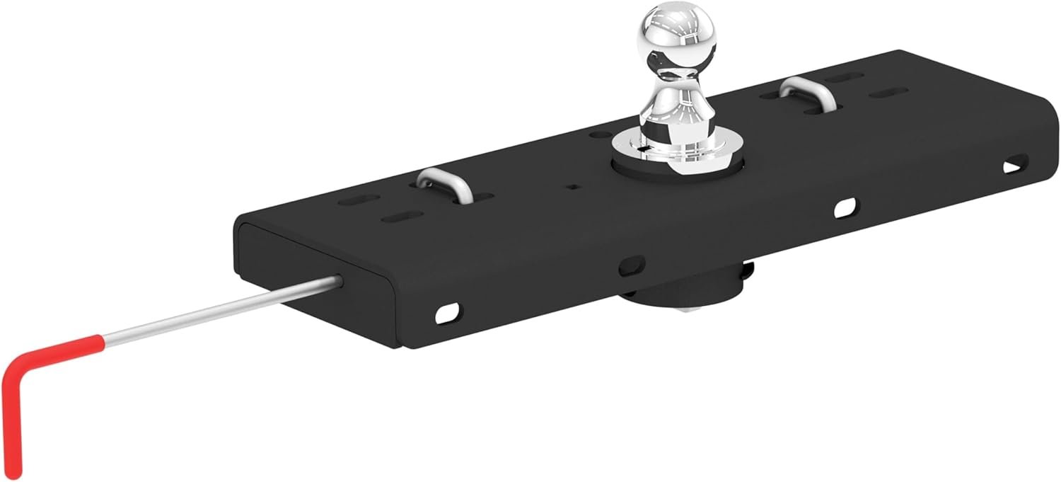 CURT 60607 Double Lock Gooseneck Hitch with 2