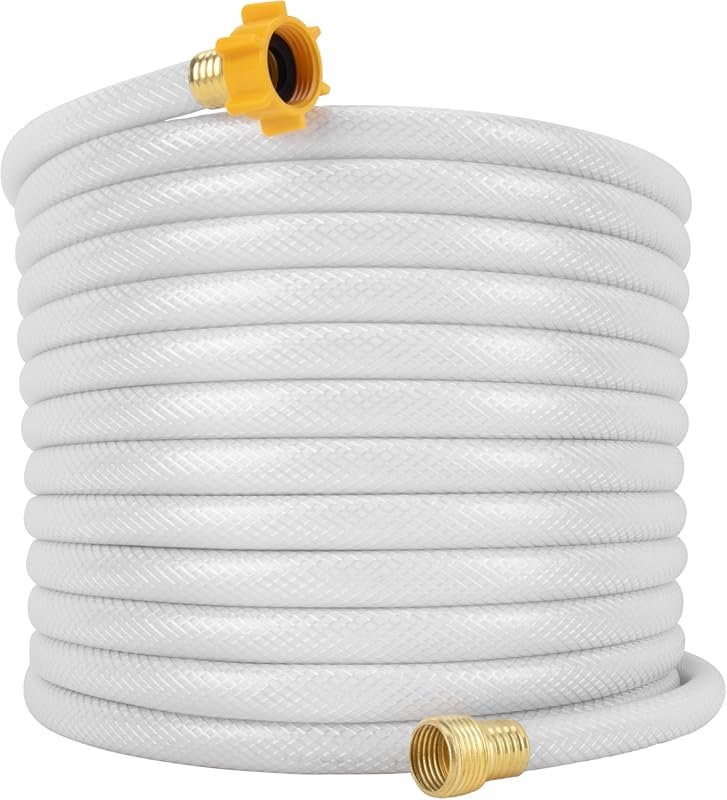 Camco TastePURE 50-Foot RV Drinking Water Hose Made of Safe PVC with 1