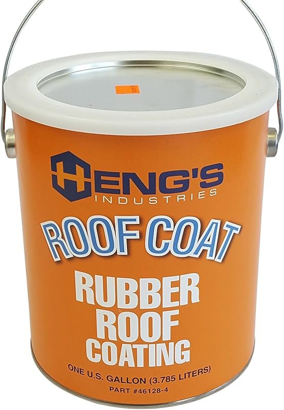 HENG'S Rubber Roof Coating 1 Gallon - EPDM Durable Coat for RV Motorho
