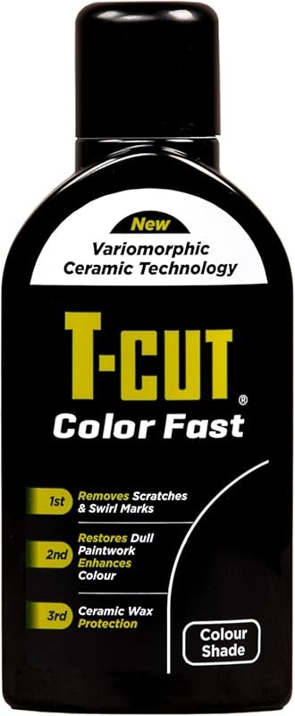 T-Cut 3-in-1 Black Car Polish for Cleaning, Restoring, and Protecting 
