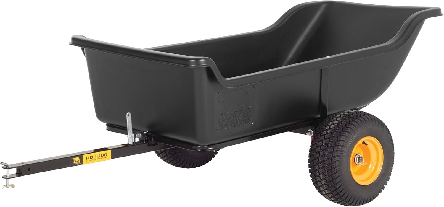 Heavy-Duty Polar ATV Trailer with 1500 lb Capacity for Firewood and Of