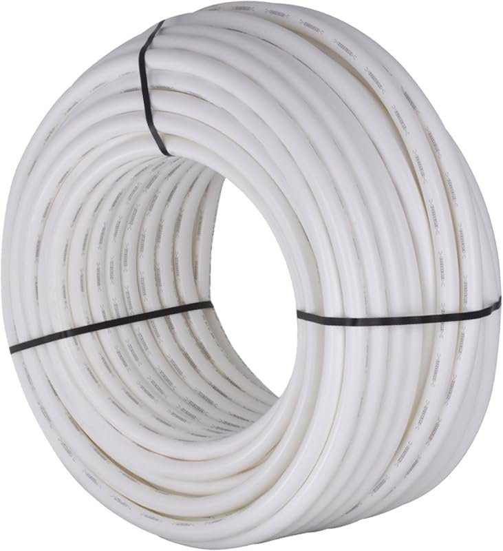 SharkBite 1 Inch x 300 Feet White PEX-B Flexible Pipe for Plumbing Wat