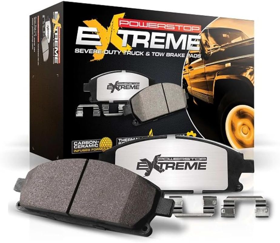PowerStop Z36 Carbon-Fiber Ceramic Front Brake Pads for Toyota Sequoia
