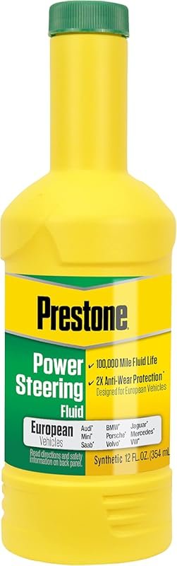 Prestone AS268 Synthetic Power Steering Fluid for European Vehicles wi
