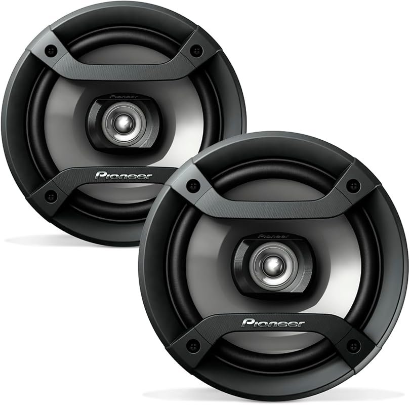 Pioneer F-Series TS-F1634R 6.5-Inch 2-Way Car Speakers: 200W Max, Bala
