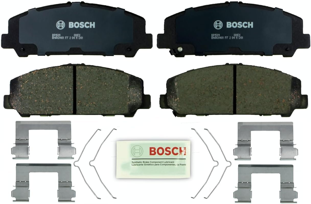 Bosch QuietCast Premium Ceramic Front Brake Pads for Nissan Armada, Ti