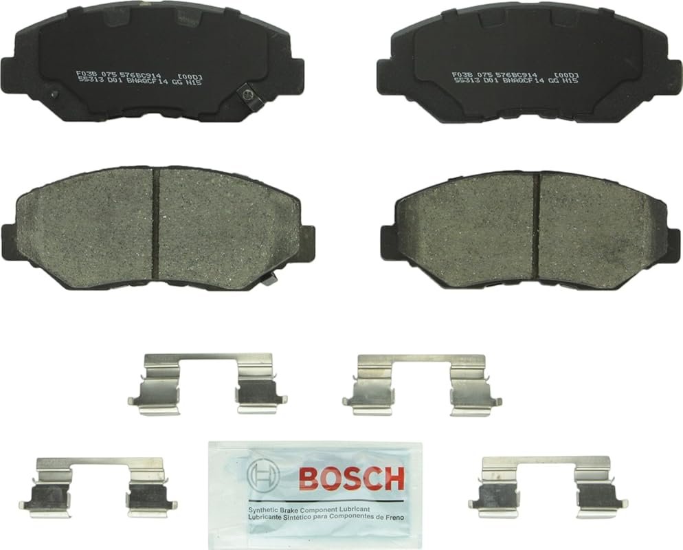 Bosch QuietCast premium ceramic front brake pads for Honda Accord, Civ