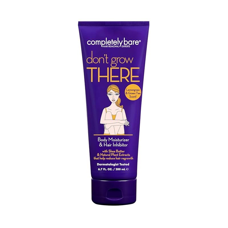 Completely Bare Body Moisturizer and Hair Inhibitor with Shea Butter a