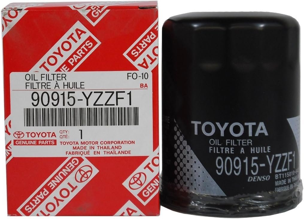 Toyota 90915-YZZF1 Oil Filter for 2010 Camry Engine Oil Change and Mai