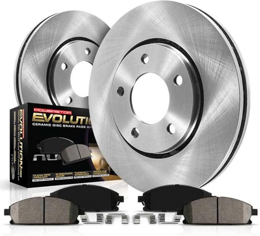 PowerStop OE-Style Front Brake Kit with Rotors and Ceramic Pads for Le