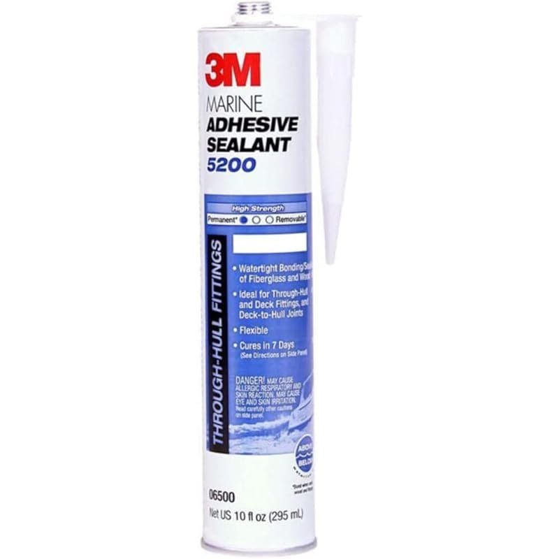 3M Marine Adhesive Sealant White Flexible Waterproof for Boats Above B