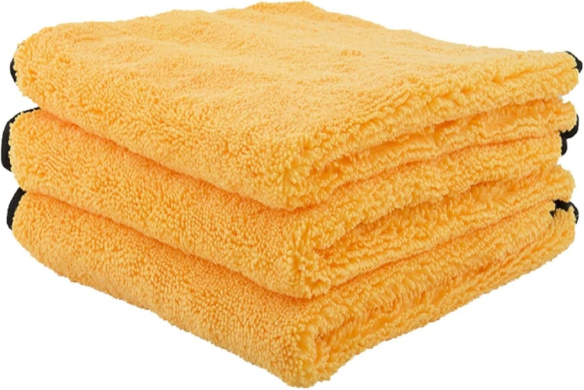 Chemical Guys Gold Premium Microfiber Towels, 16x16 Inch Scratch-Free 