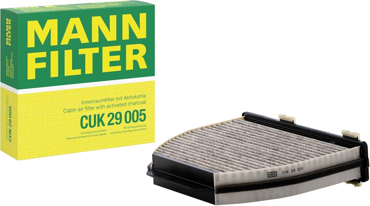 Mann Cabin Air Filter with Activated Carbon for Mercedes-Benz E350, C3
