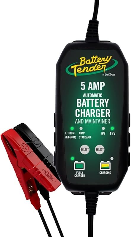 Battery Tender 5A 12V Smart Car SUV Truck Battery Charger - Works with