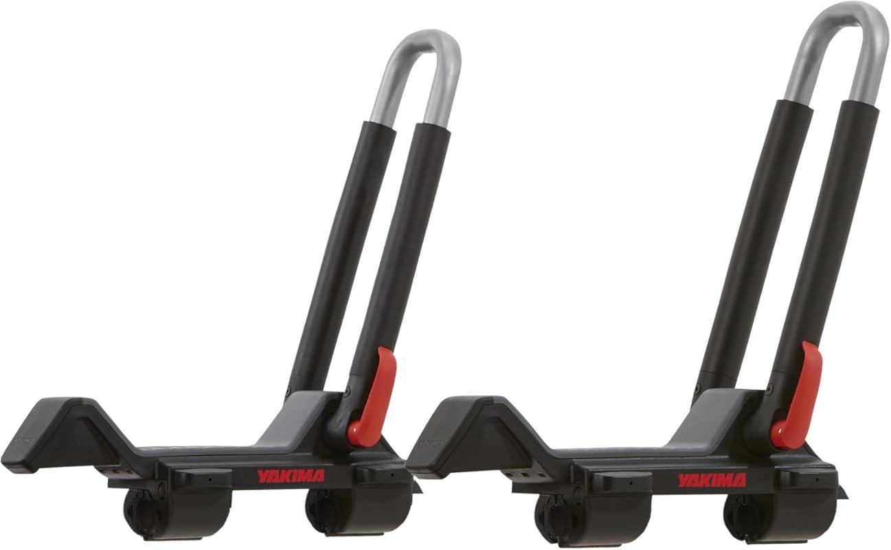 Yakima JayLow J-Cradle Kayak Mount for 1 or 2 Kayaks with 80 to 110 Po